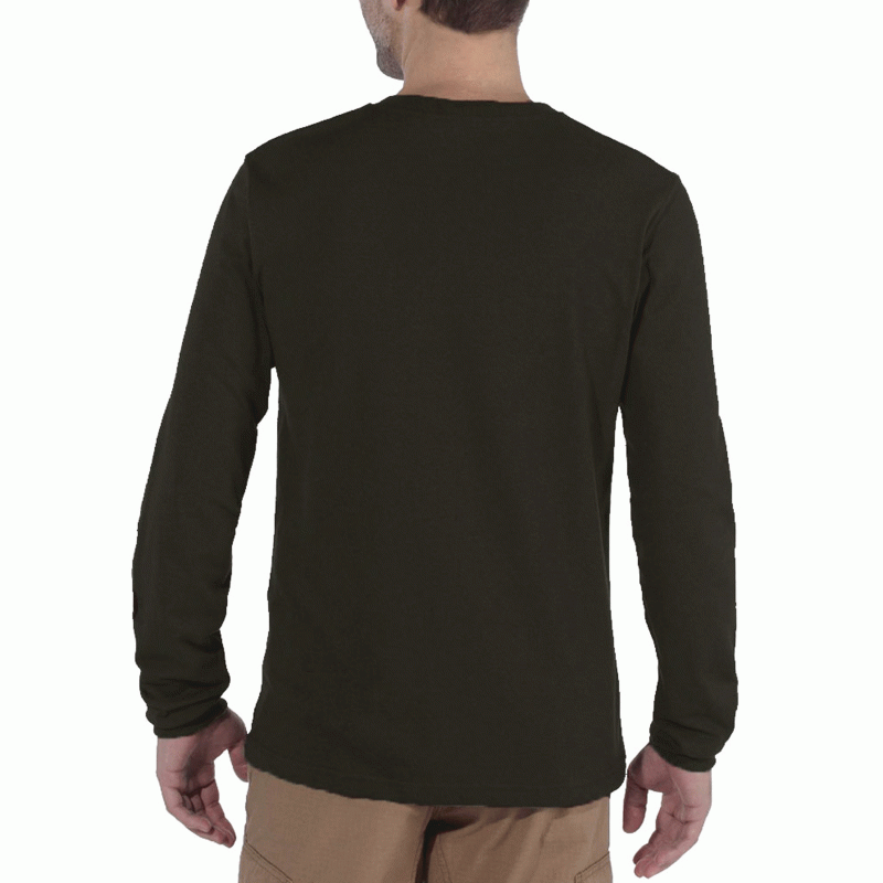 carhartt Long Sleeve Logo - , Graphic Langarmshirt T-Shit 30,00 &euro