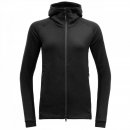 DEVOLD Nibba Merino Jacket Hood Wmns - Merinowolljacke Kapuze caviar M / 40