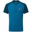 Mountain Equipment Nava SS Mens Zip T - Funktionsshirt...