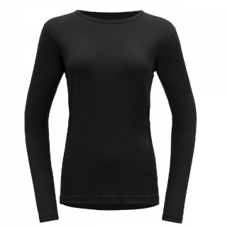 DEVOLD Jakta Merino 200 Shirt Wmn - Merinowolle Langarmshirt Damen black L / 42