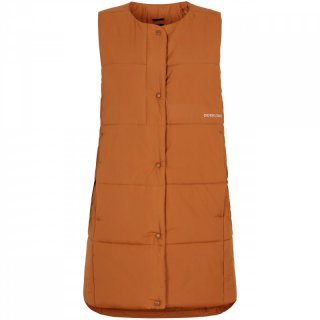 DIDRIKSONS Enja Womens Vest - elegante, wattierte Weste pecan 40