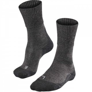 FALKE TK1 Wool Wandersocken Herren mit Merinowolle smog 46-48