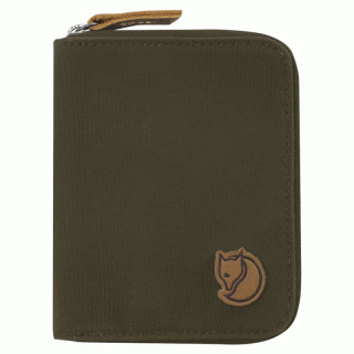 Fjllrven Zip Card Holder - Mini-Brieftasche fr Kreditkarten dark olive