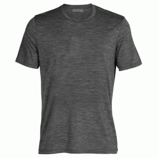 Icebreaker Men Tech Lite II Short Sleeve Tee - Herren, gritstone heather L