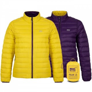 MAC IN A SAC Womens Polar - Daunenjacke Damen  yellow/grape 44 / XL