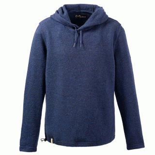 Mufflon Kamir W50 - Pullover mit Kapuze Herren nachtblau L