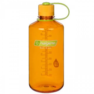 Nalgene Sustain Narrow Mouth Bottle Trinkflasche - BPA-frei - 1.0 Liter clementine