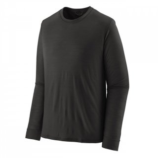 Patagonia Ms L/S Cap Cool Merino Blend Shirt - black M