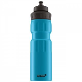 SIGG WMB Wide Mouth Sport Bottle Trinkflasche aus Aluminium, 0,75 L blue
