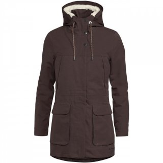 VAUDE Womens Manukau Parka II - Winterparka mit Kapuze pecan brown 38 / S