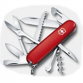 Victorinox Huntsman - mittleres Schweizer Taschenmesser, 15 Funktionen rot