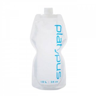 platypus Softbottle - faltbarer Trinkbeutel/Festival-Trinkflasche, 1 Liter mit Logo